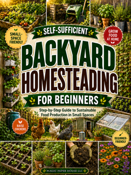 SELF-SUFFICIENT BACKYARD HOMESTEADING FOR BEGINNERS