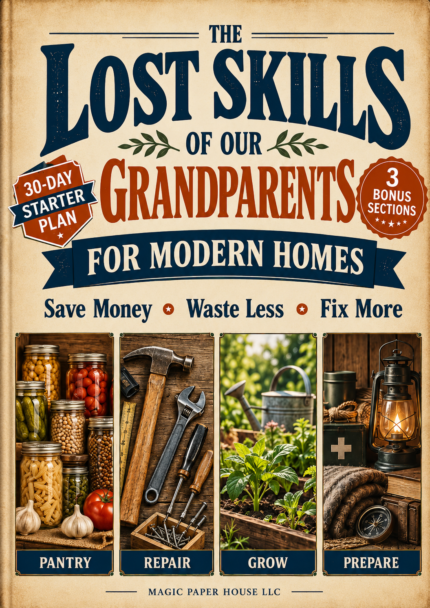 THE LOST SKILLS OF OUR GRANDPARENTS