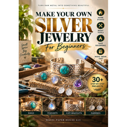 MAKE YOUR OWN SILVER JEWELRY FOR BEGINNERS：TURN RAW METAL INTO SOMETHING BEAUTIFUL