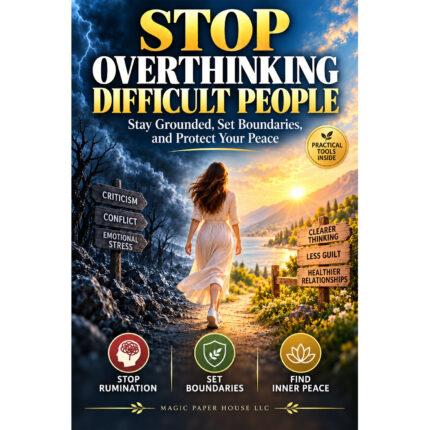 STOP OVERTHINKING DIFFICULT PEOPLE：Stay Grounded, Set Boundaries, and Protect Your Peace
